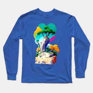 abstract art nature ilustrator Long Sleeve T-Shirt